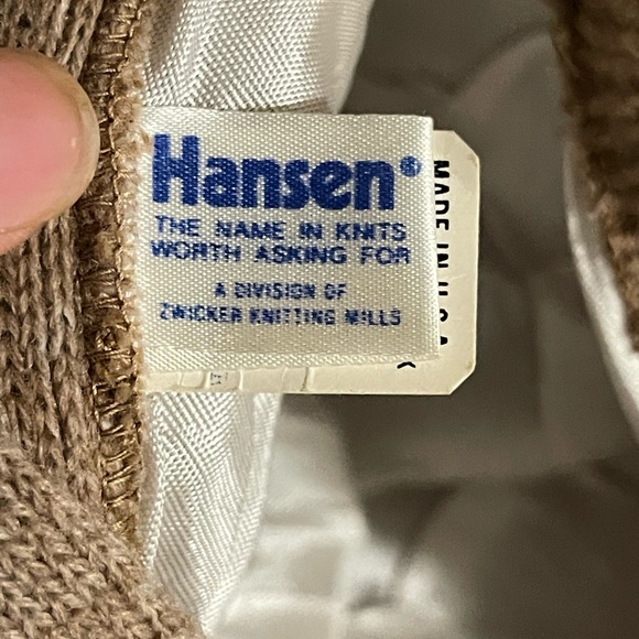Vintage Hansen Knit Hat Scarf Combo, 60s/70s Mod, Made in USA - Picture 5 of 8